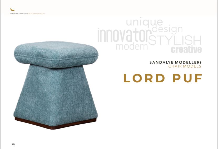 Bench and Pouffe